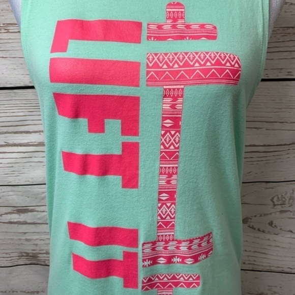 Chin-Up Apparel Lift It Racerback Muscle Tank - Picture 3 of 5